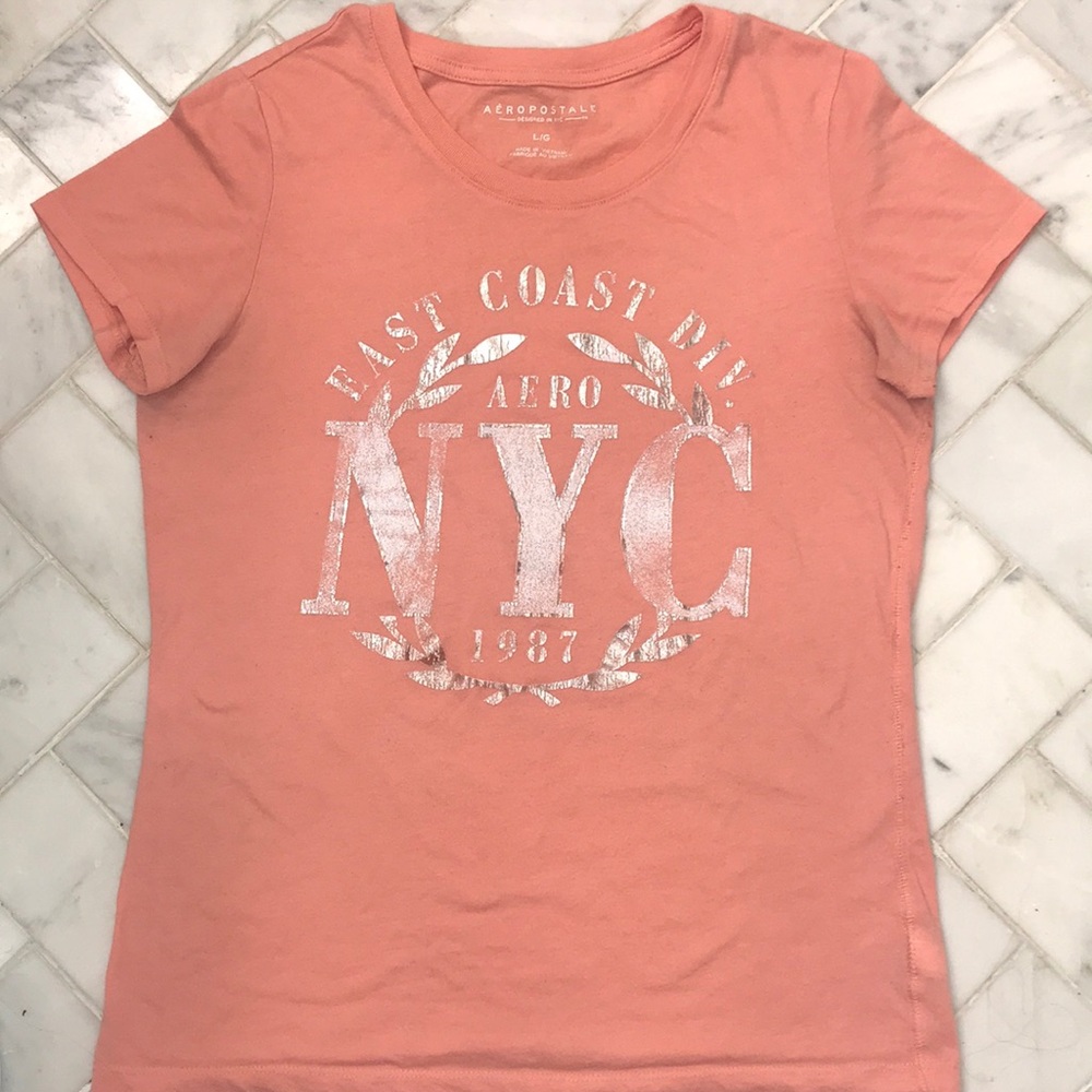 Coral colored Aeropostale T-Shirt